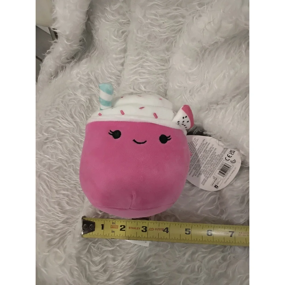 Squishmallows Nicota Pink Boba Drink Plush Toy‎ 5 Inch New With Tags